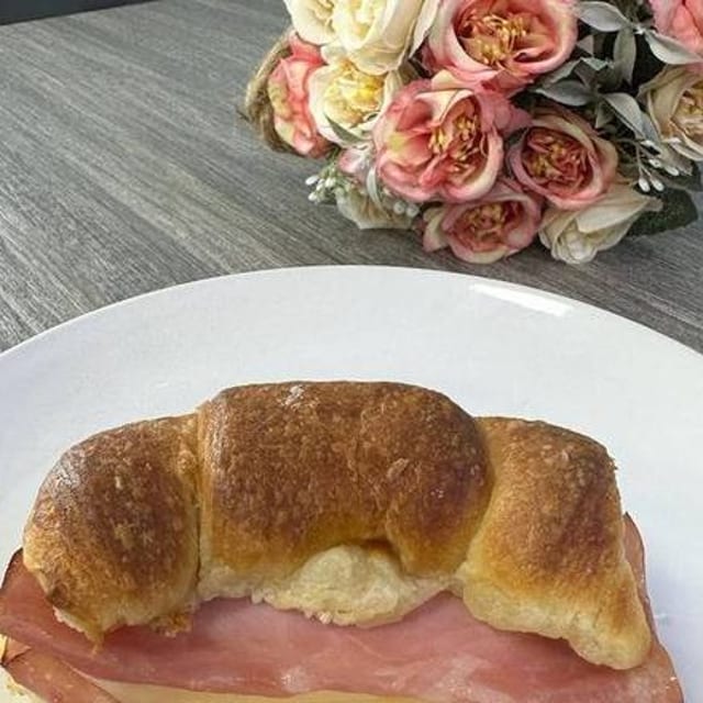 Ham & Cheese Medialuna Croissant.
