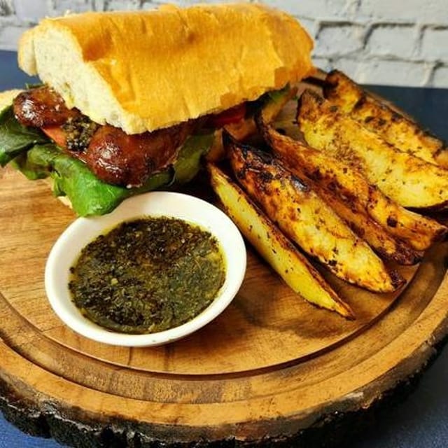 Choripan Sandwich.