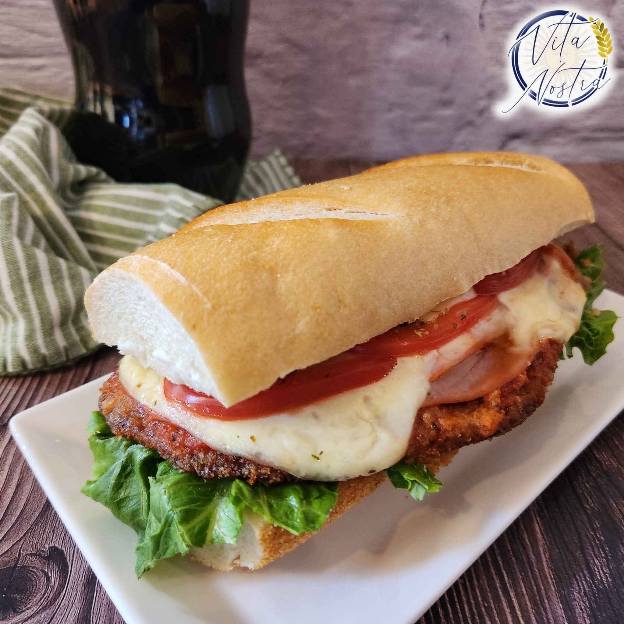 Milanesa Napolitana Sandwich.